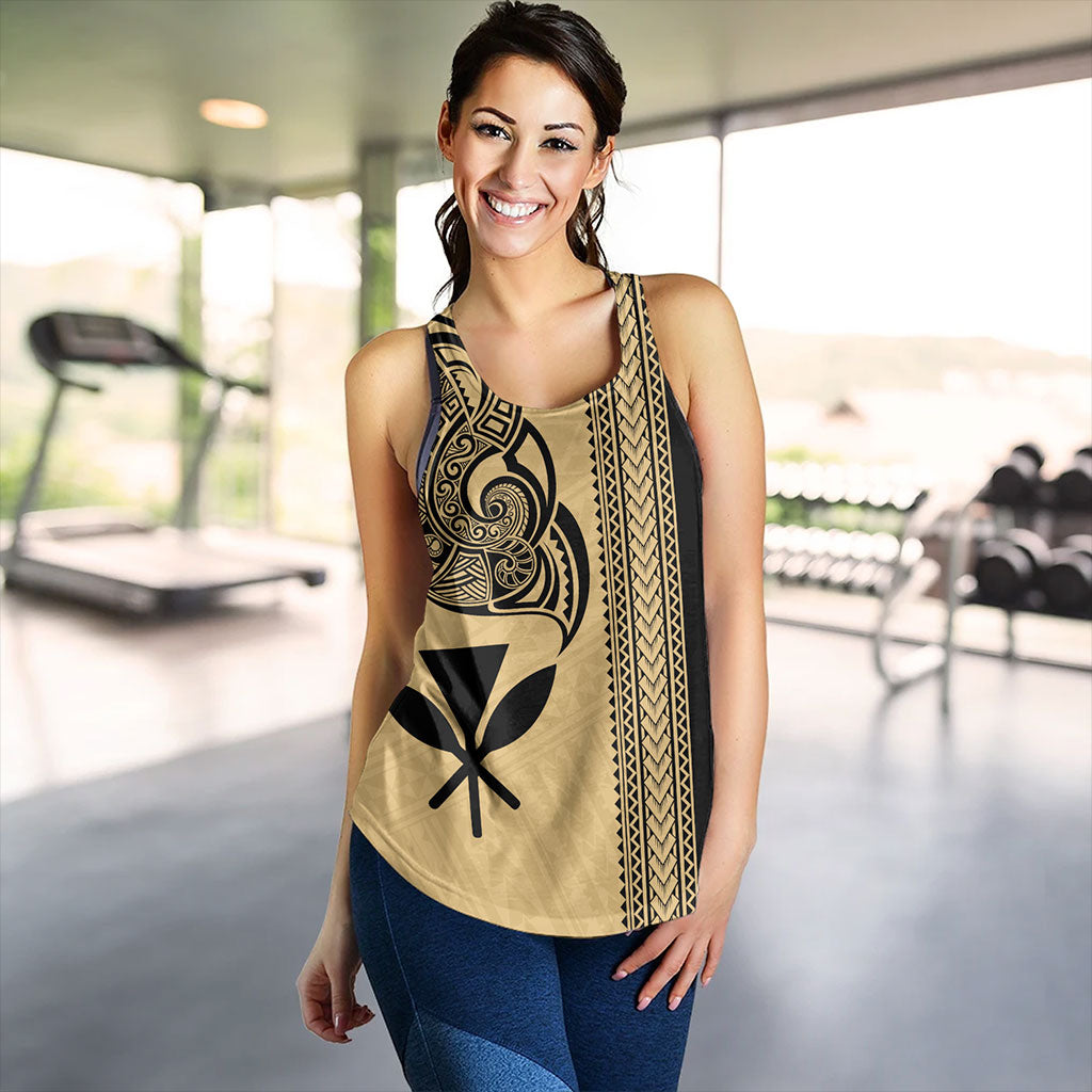 Hawaii Women Tank Kanaka Polynesia Tribal Tattoo