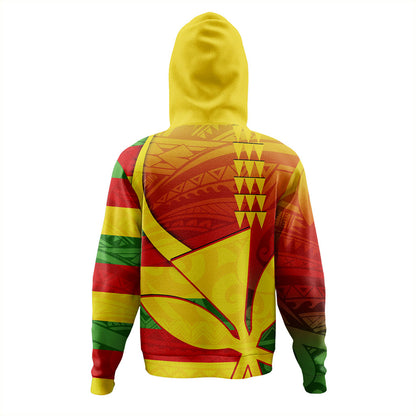 Hawaii Hoodie Kanaka Flag Tribal Polynesian