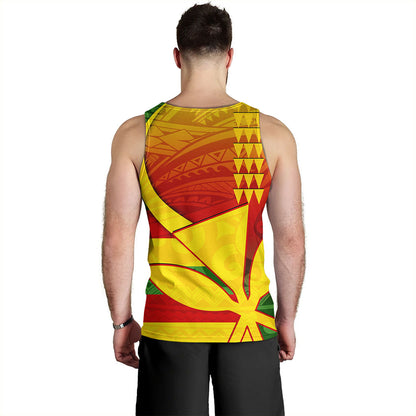 Hawaii Tank Top Kanaka Flag Tribal Polynesian
