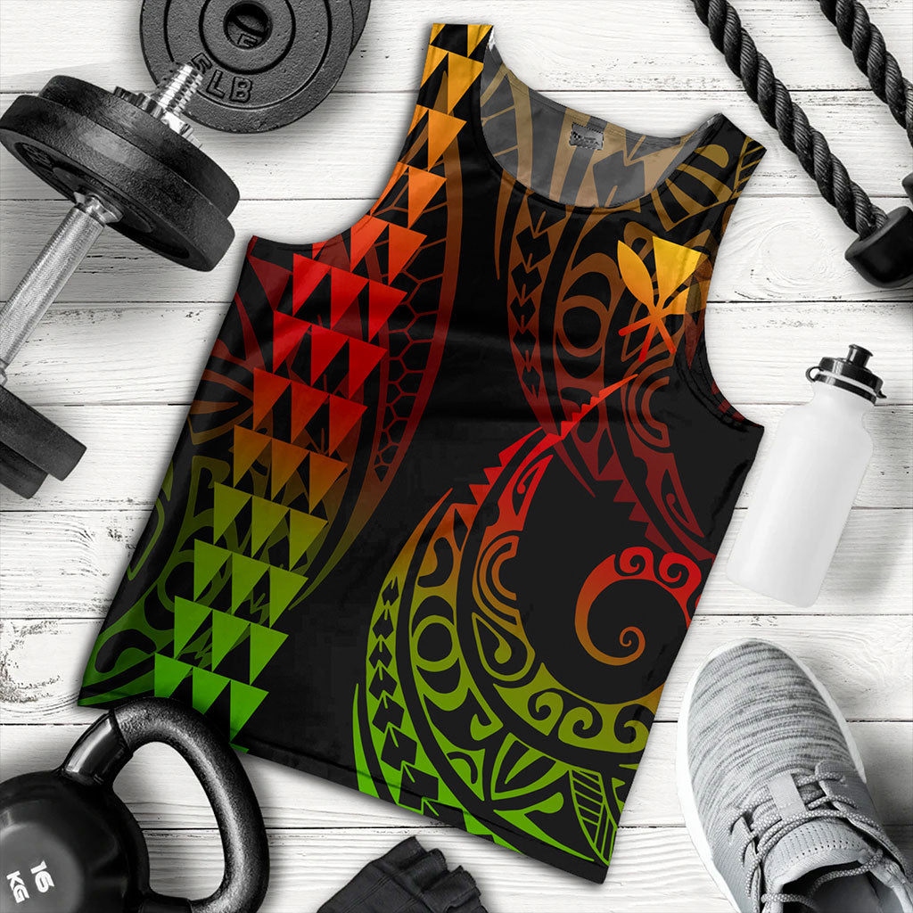 Hawaii Tank Top Kanaka Kakau Style