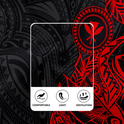 Hawaii Rugby Jersey Custom Kanaka Tribal Tattoo