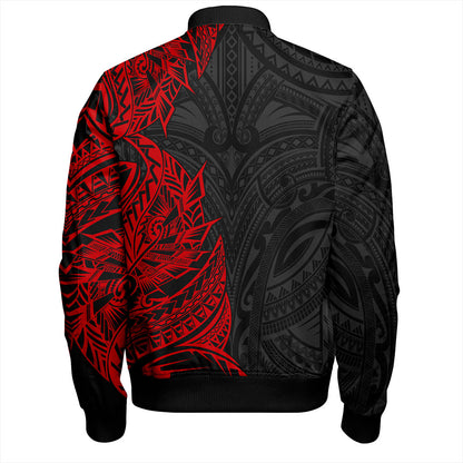 Hawaii Bomber Jacket Custom Kanaka Tribal Tattoo