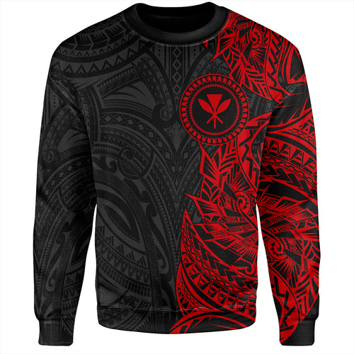 Hawaii Sweatshirt Custom Kanaka Tribal Tattoo