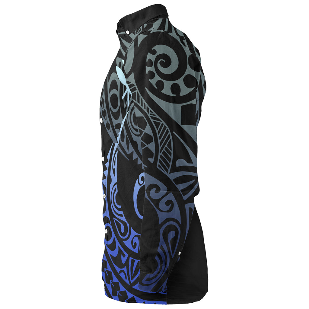 Hawaii Long Sleeve Shirt Kanaka Kakau Style