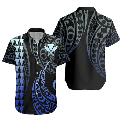 Hawaii Short Sleeve Shirt Kanaka Kakau Style