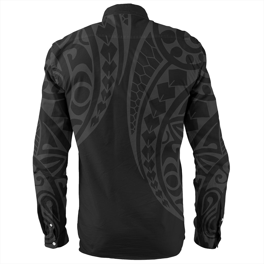 Hawaii Long Sleeve Shirt Kanaka Kakau Style