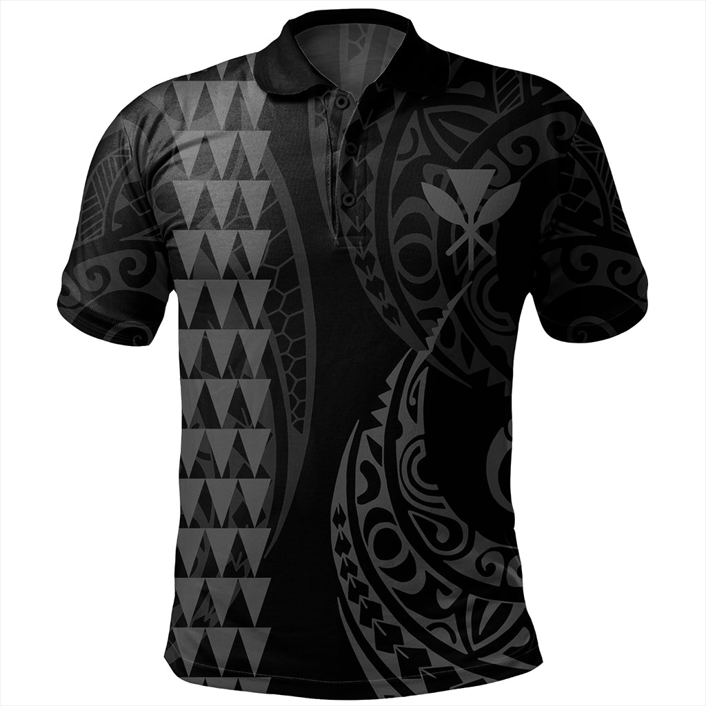 Hawaii Polo Shirt Kanaka Kakau Style