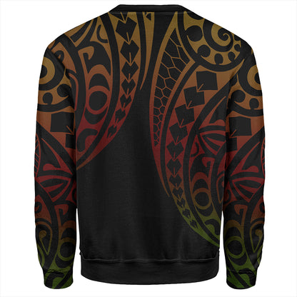 Hawaii Sweatshirt Kanaka Kakau Style