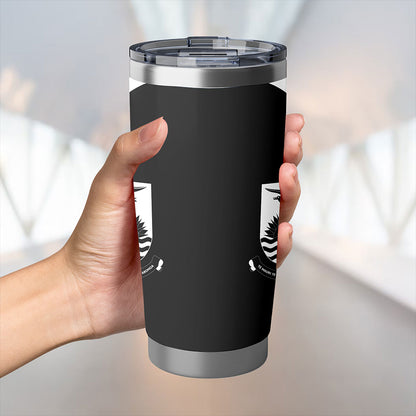 Kiribati Tumbler Lauhala Circle Style White