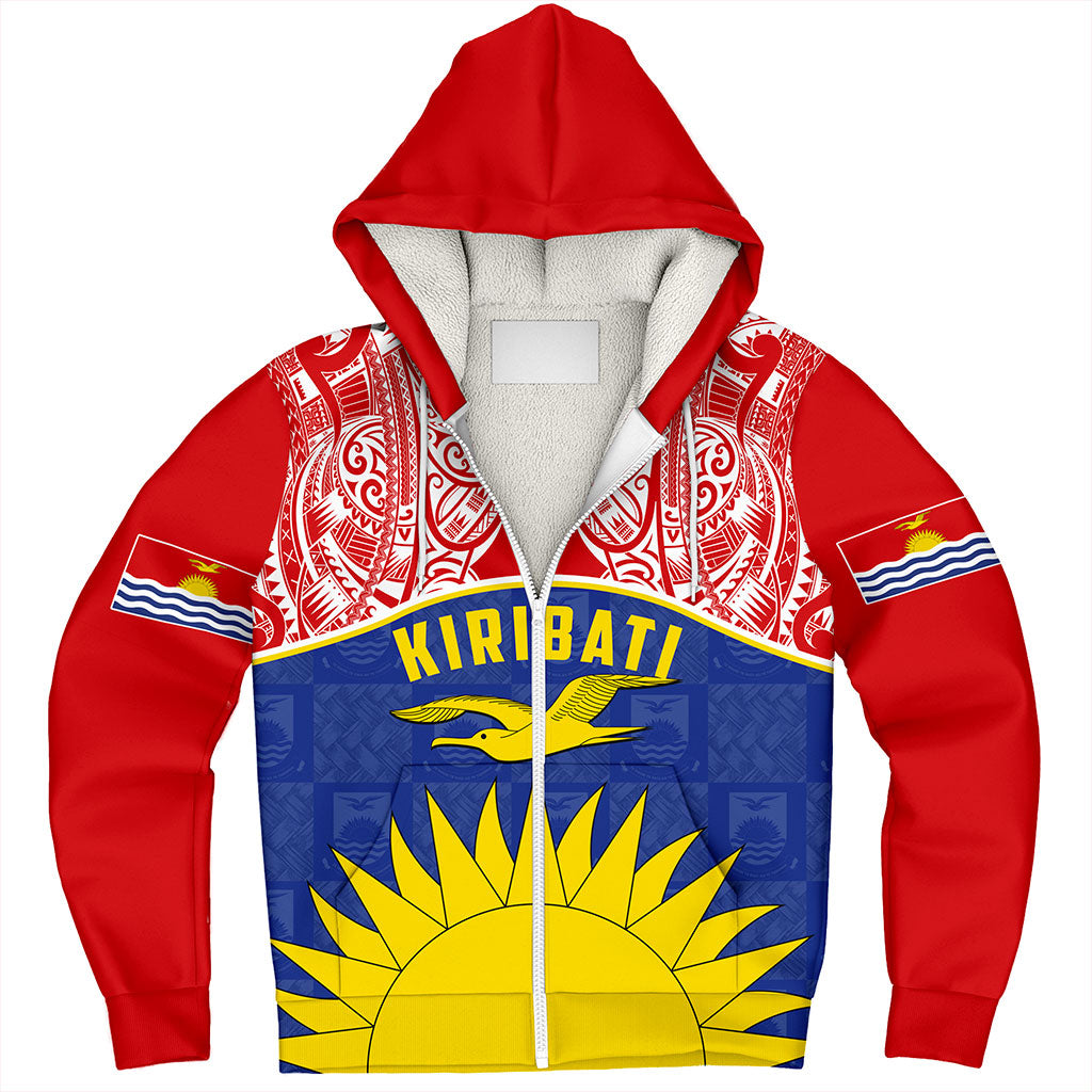 Kiribati Sherpa Hoodie Demodern Style