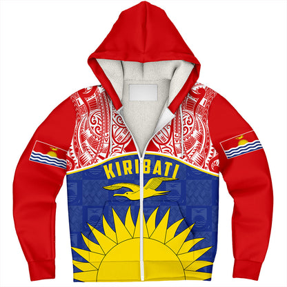 Kiribati Sherpa Hoodie Demodern Style