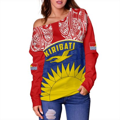 Kiribati Off Shoulder Sweatshirt Demodern Style