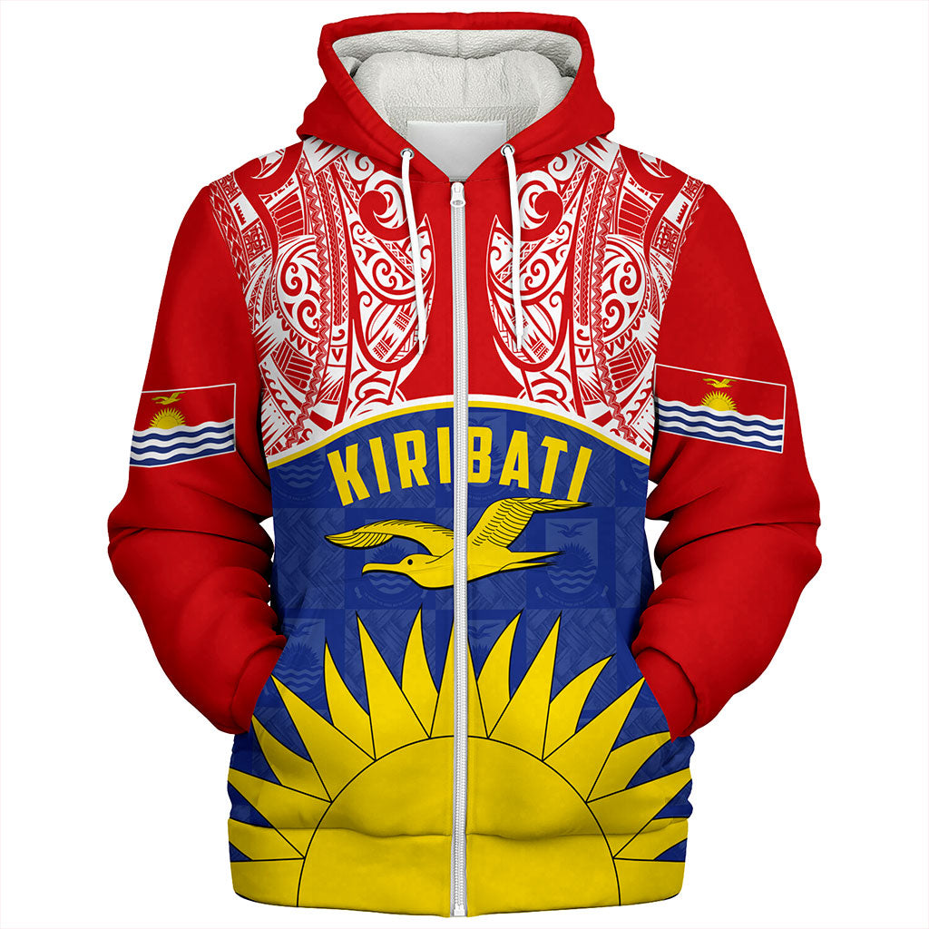 Kiribati Sherpa Hoodie Demodern Style