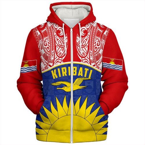 Kiribati Sherpa Hoodie Demodern Style