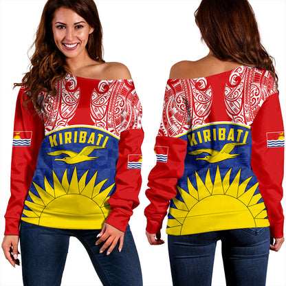 Kiribati Off Shoulder Sweatshirt Demodern Style