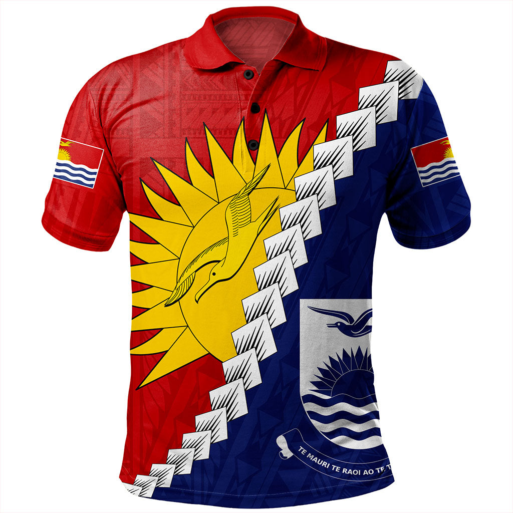 Kiribati Polo Shirt Micronesia With Flag