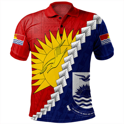 Kiribati Polo Shirt Micronesia With Flag