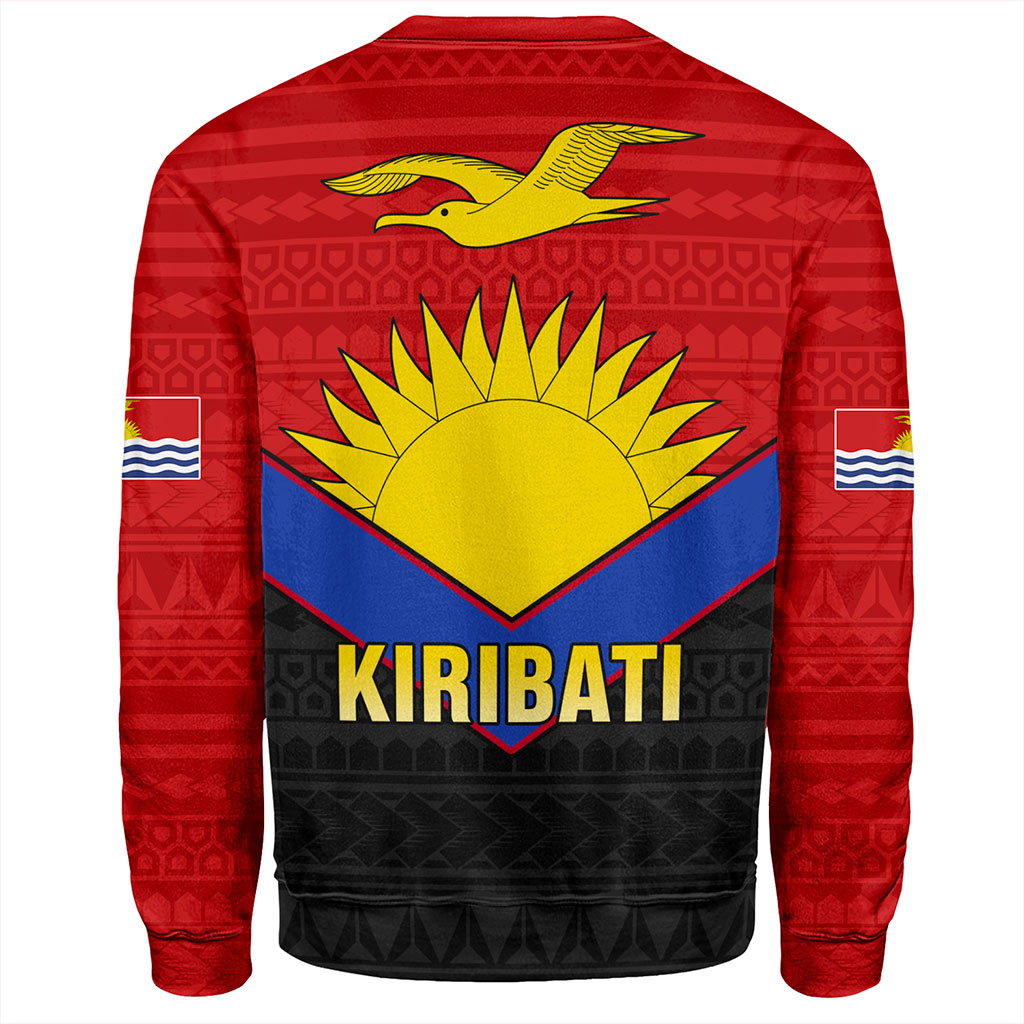 Kiribati Sweatshirt  Custom Sport Style Polynesian