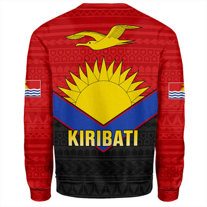 Kiribati Sweatshirt  Custom Sport Style Polynesian
