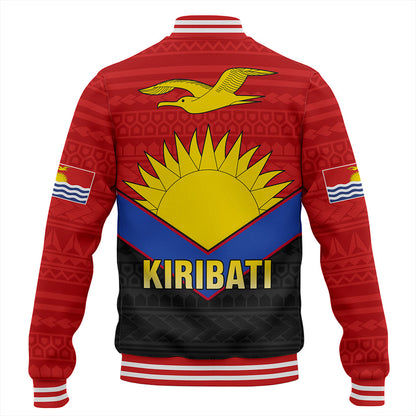 Kiribati Baseball Jacket Custom Sport Style Polynesian