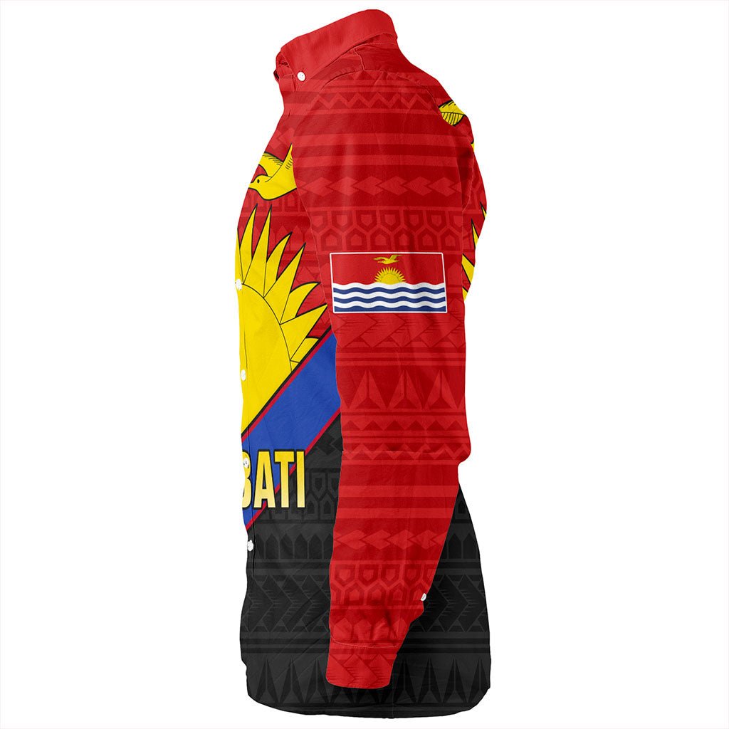 Kiribati Long Sleeve Shirt Custom Sport Style Polynesian