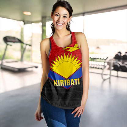Kiribati Women Tank Custom Sport Style Polynesian