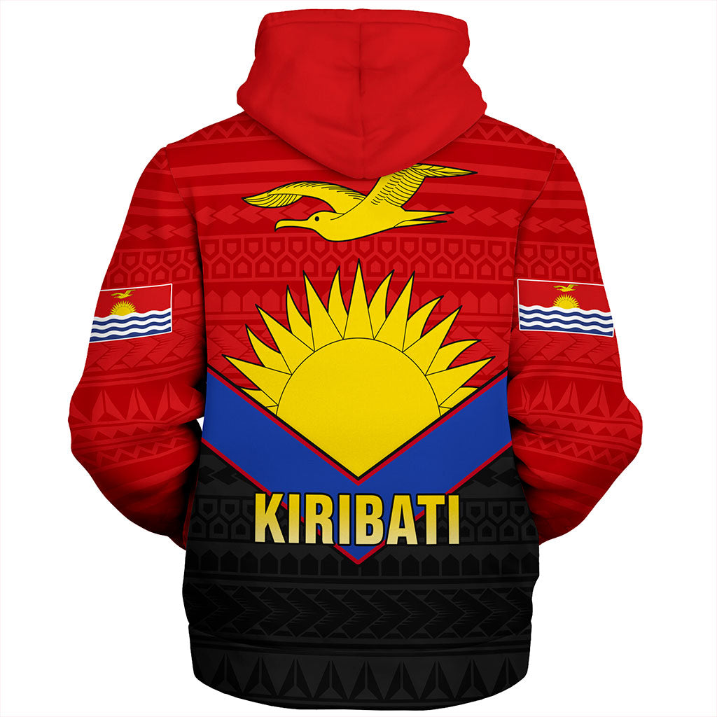 Kiribati Sherpa Hoodie Custom Sport Style Polynesian