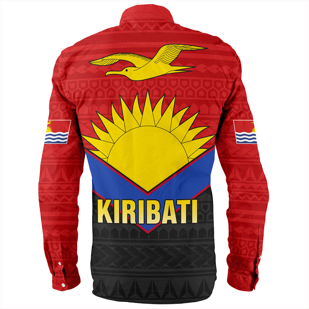 Kiribati Long Sleeve Shirt Custom Sport Style Polynesian