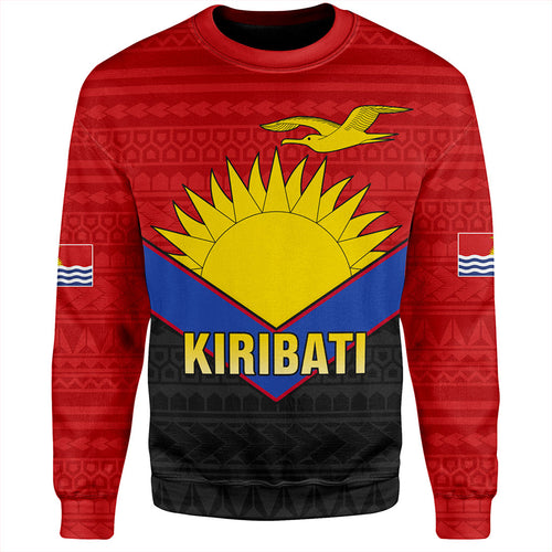 Kiribati Sweatshirt  Custom Sport Style Polynesian