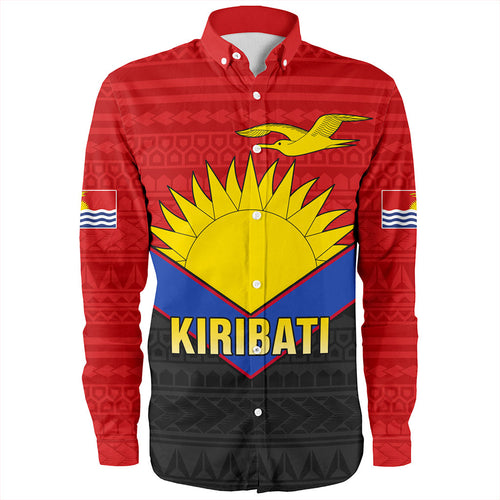 Kiribati Long Sleeve Shirt Custom Sport Style Polynesian
