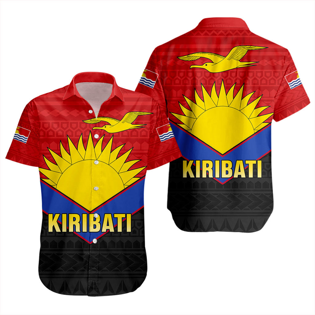 Kiribati Short Sleeve Shirt Custom Sport Style Polynesian