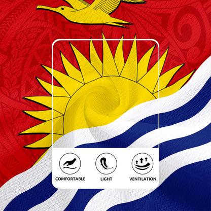 Kiribati Rugby Jersey Country Flag Style