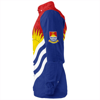 Kiribati Long Sleeve Shirt Country Flag Style