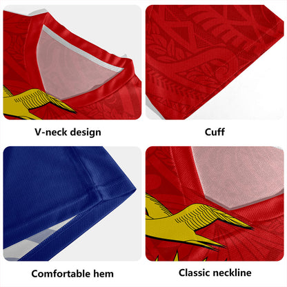 Kiribati Rugby Jersey Country Flag Style