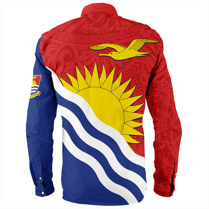 Kiribati Long Sleeve Shirt Country Flag Style