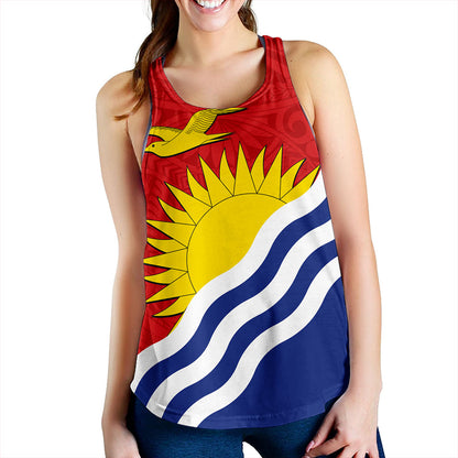 Kiribati Women Tank Country Flag Style