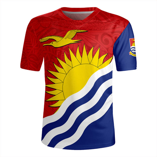 Kiribati Rugby Jersey Country Flag Style