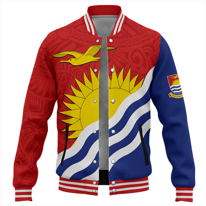 Kiribati Baseball Jacket Country Flag Style