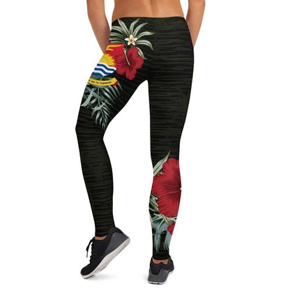Kiribati Hibiscus Legging