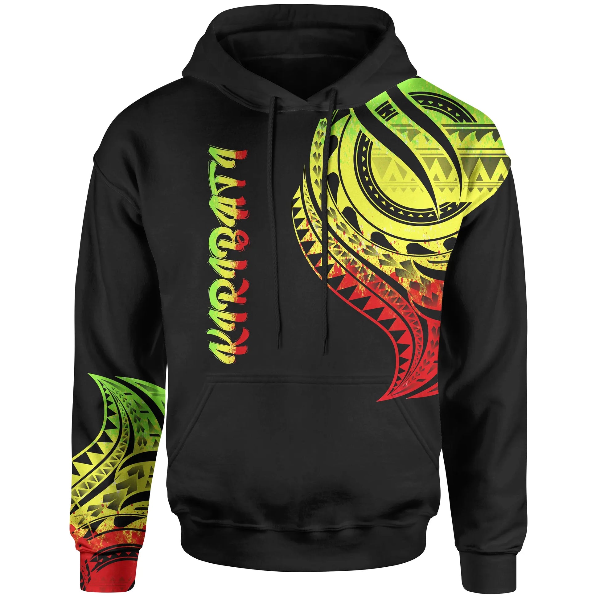 Kiribati Hoodie - Kiribati Tatau Reggae Patterns