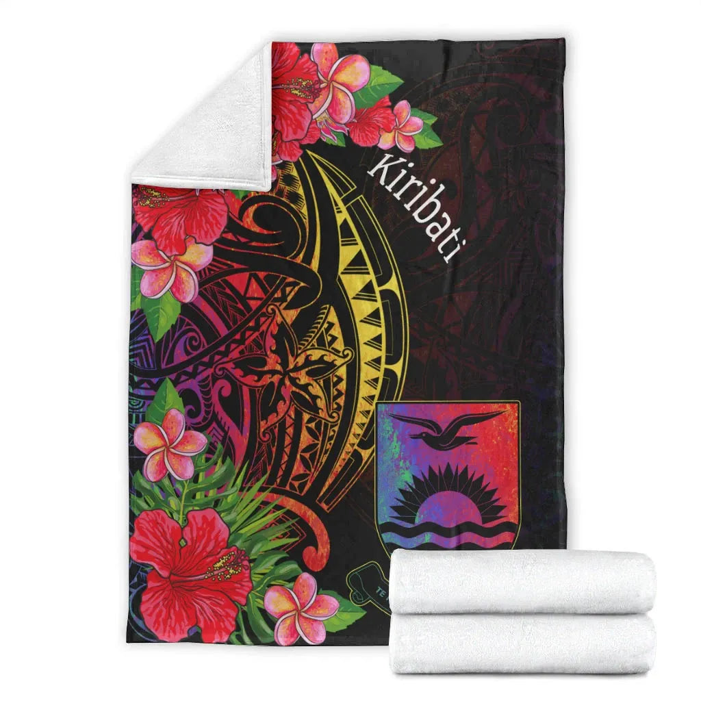 Kiribati Premium Blanket - Tropical Hippie Style