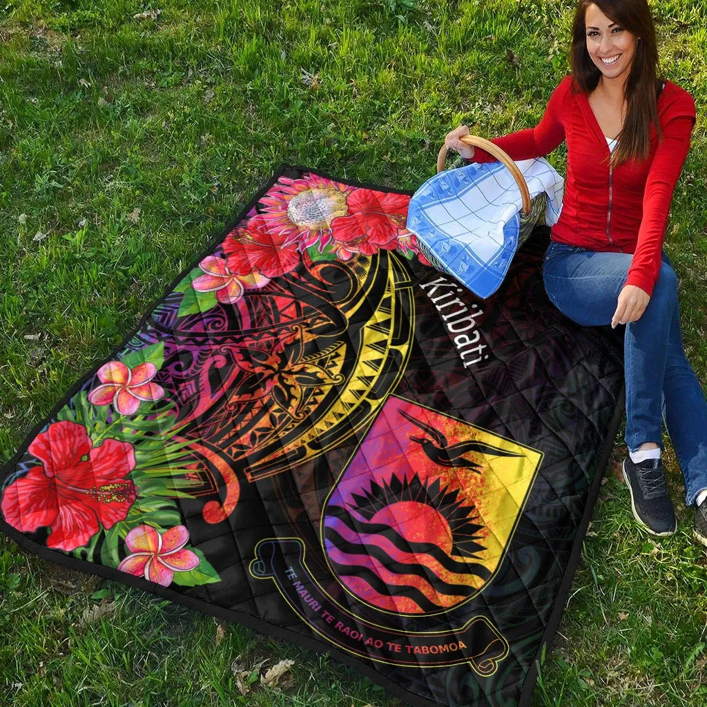 Kiribati Premium Quilt - Tropical Hippie Style