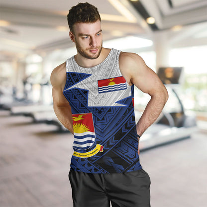 Kiribati Tank Top Polynesian Tattoo Flag And Coat Of Arms