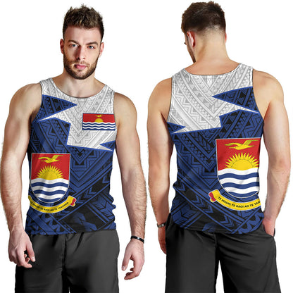 Kiribati Tank Top Polynesian Tattoo Flag And Coat Of Arms