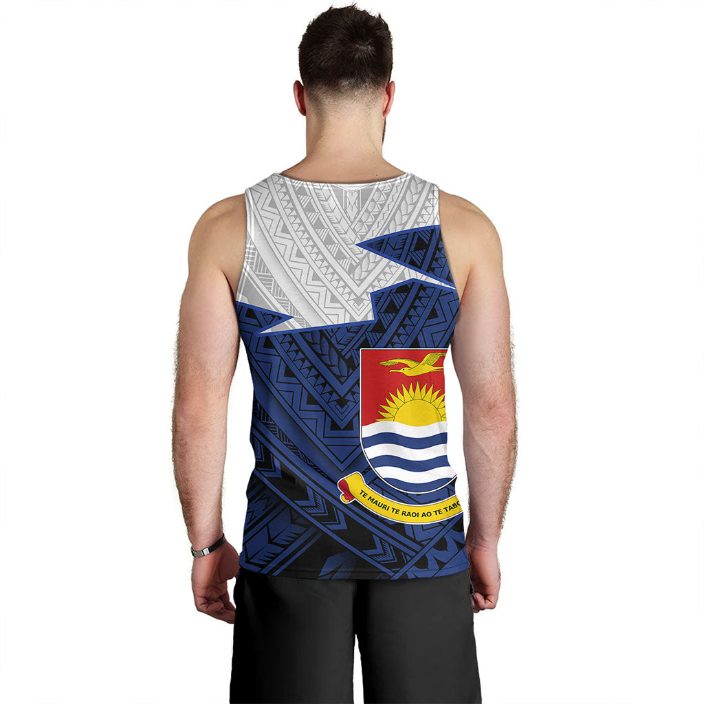 Kiribati Tank Top Polynesian Tattoo Flag And Coat Of Arms