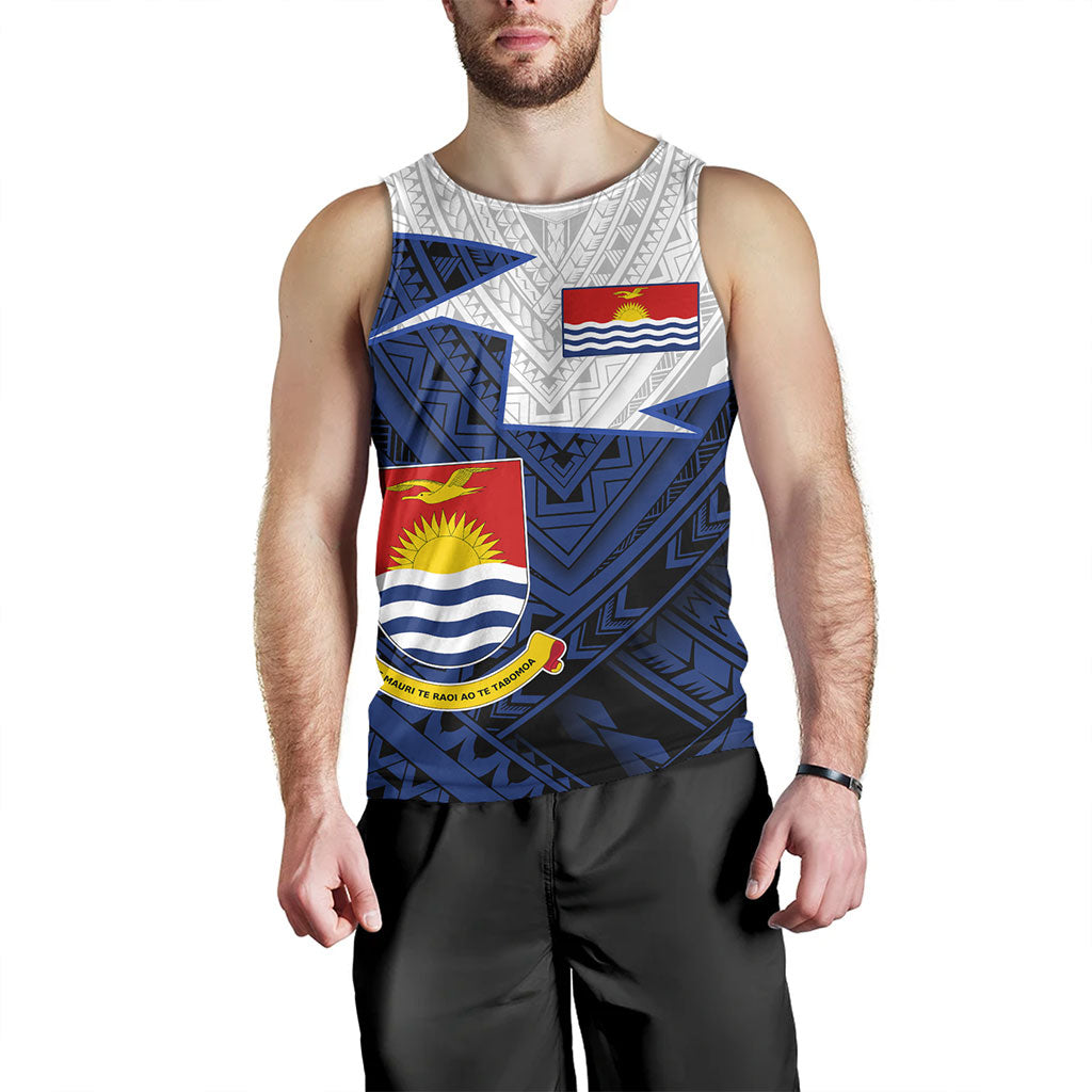 Kiribati Tank Top Polynesian Tattoo Flag And Coat Of Arms