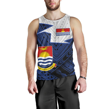 Kiribati Tank Top Polynesian Tattoo Flag And Coat Of Arms