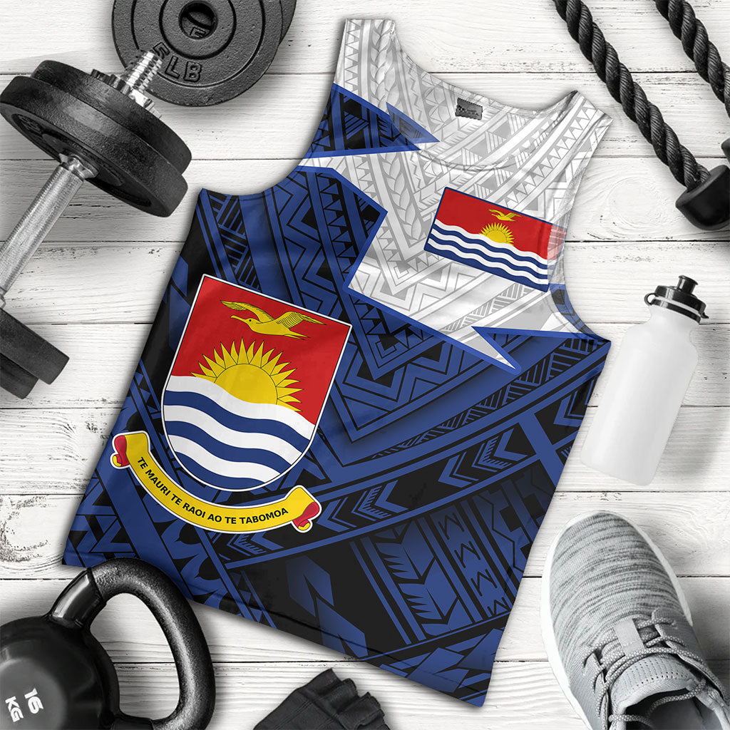 Kiribati Tank Top Polynesian Tattoo Flag And Coat Of Arms