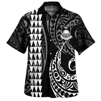 Kiribati Combo Puletasi And Shirt Kakau Style White
