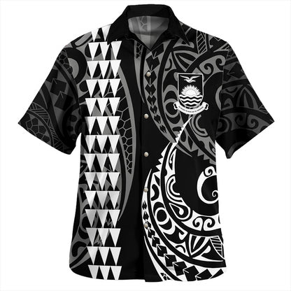 Kiribati Combo Dress And Shirt Coat Of Arms Kakau Style White